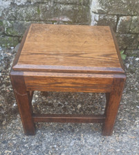 Vintage Oak footstool. Good