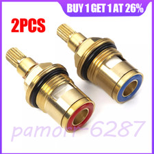 2Pcs Replacement Tap Cartridge Valve Kitchen Basin Mixer Quarter Turn BSP 1/2"!!