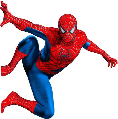 Colour spiderman cartoon - colour, wall