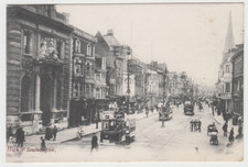 OLD P/C  HIGH STREET, SOUTHAMPTON, HAMPSHIRE, 1903  BICYCLES  TROLLY BUSES