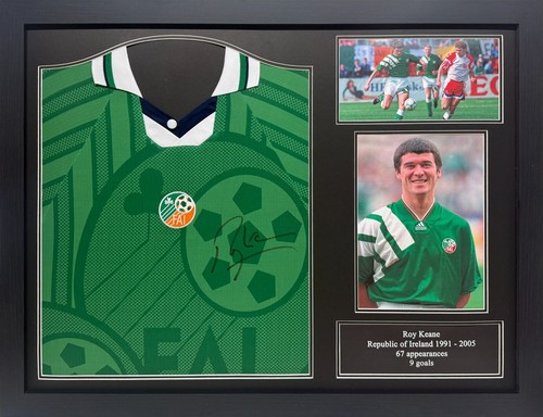 Framed roy keane signed - framed,
