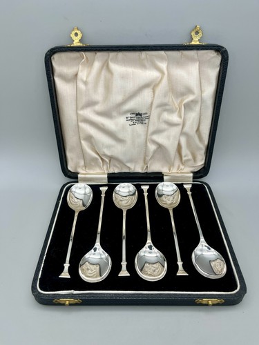 Set six art deco sterling - of,