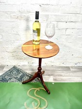 A Gorgeous Georgian Style Yew Wood Wine Table, Side Table / Occasional