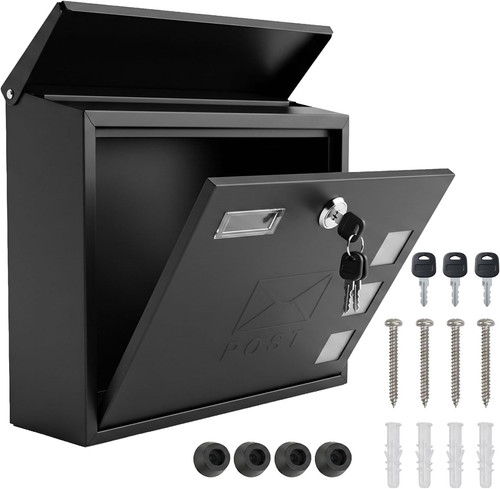 Wall mounted letterbox post - letterbox,,