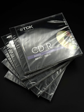 TDK CD-R Audio CD 80MIN 700MB Recordable Audio CD'S - 5 Disc - New  & Sealed
