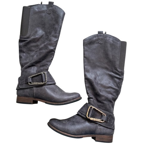 Madeline gray slouch - madeline, knee-high
