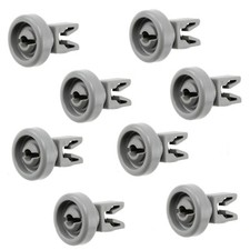 8 X Basket Rack Wheel Small Upper Top Wheels For Kenwood Dishwasher 25mm
