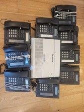 Panasonic Hybrid Phone System PBX KX-TES824- 3 Line 8 Extension With 9 handsets