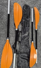 2x Orange Pair Kayak Paddle