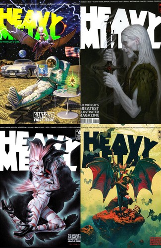 Heavy metal magazine - heavy, (issues