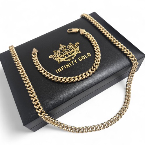 9ct gold 6mm cuban - 9ct,