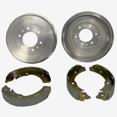 Rear brake drums - and, shoes