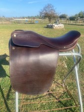 Used 21" LSS saddleseat Lane Fox cutback English saddle made in England VGC
