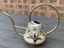 Vintage Brass Watering Can /