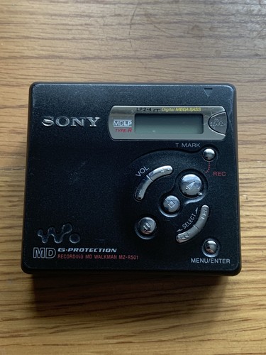 Sony r501 minidisc walkman - sony,