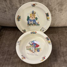 Rare Vintage Beswick side plate AND bowl. Good condition. 