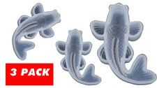 Koi Fish Silicone Resin Mold Epoxy DIY Casting Tool – 1 2 Or 3 Pack UK Stock