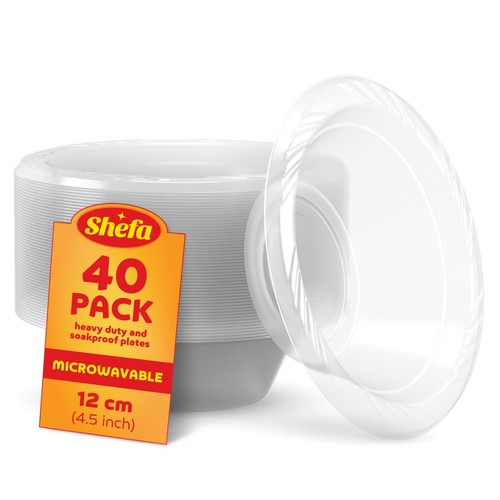 Shefa 5oz clear bowls 40pcs - shefa,