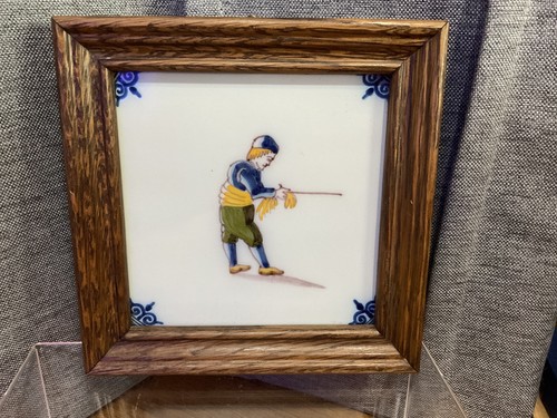 Vintage delft tile - delft, makkum