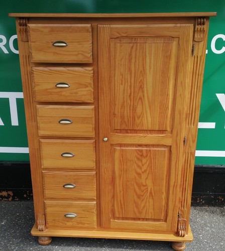 Lovely pine combi wardrobe - lovely,