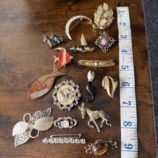 10 x Brooches - All Ages and