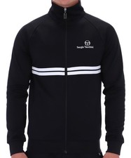 Sergio Tacchini New Dallas John Mcenroe Black - Tennis Track Top RRP £80
