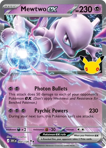 Pokémon tcg mewtwo - pokémon,