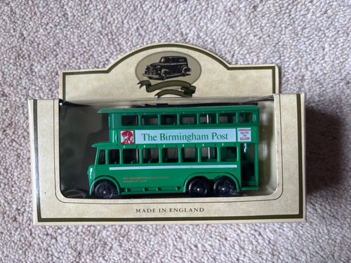 Lledo double decker bus - double,