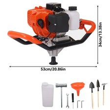 52CC Petrol Post Hole Borer