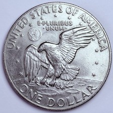 1977 usa eisenhower dollar - usa,