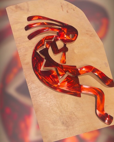 Huge kokopelli metal - kokopelli,