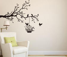 Tree wall sticker branch with - tree,