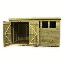 Empire 5000 Pent Garden Shed 10X7 12X7 14X7 SHIPLAP PRESSURE TREATED TONGUE AND 