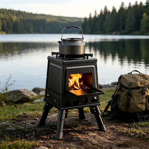 Portable camping stove wood - portable,