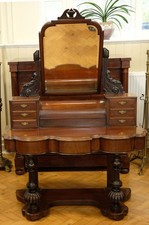 Newly French Polished Victorian Rosewood Duchess dressing table-FREEdlvry
