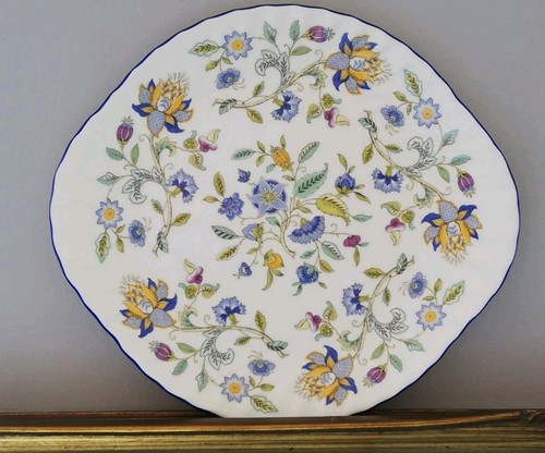 Minton haddon hall blue cake - minton,
