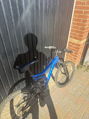 Blue black 26in mountain - 26in, bike