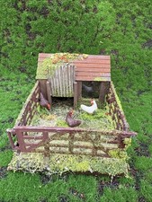 1/32 Scale Chicken House And Small Run