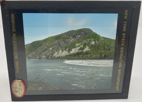 Vtg magic lantern glass slide - lantern,