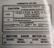 Lambretta JET 200 running in