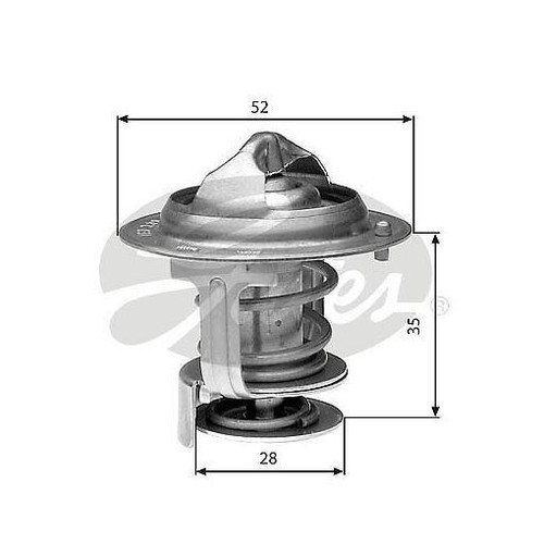 Thermostat coolant gates - thermostat,,