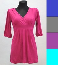 New Ladies V Neck Top Tunic