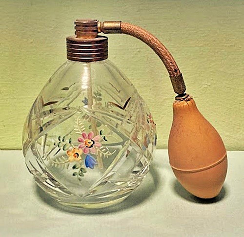 Vintage cut crystal glass - vintage, crystal/glass