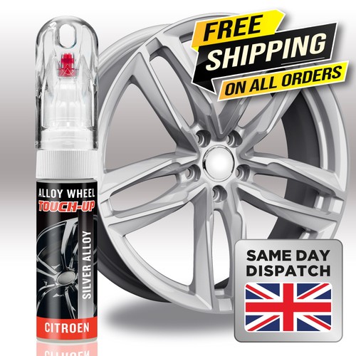 Citroen silver alloy wheel - citroen,