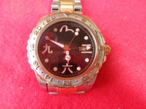 Evisu quartz watch black dial - evisu,