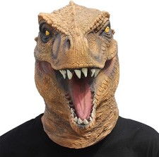 Dinosaur Mask T-Rex Dinosaur Head Latex Realistic Animal Full Head Mask