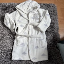 Girls 18-24 Months White Tatty Teddy Dressing Gown From Asda George