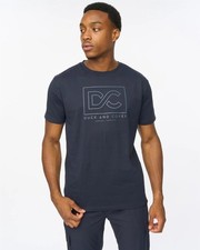 Mens Duck & Cover Rampmoore Heavy T-Shirt - Navy