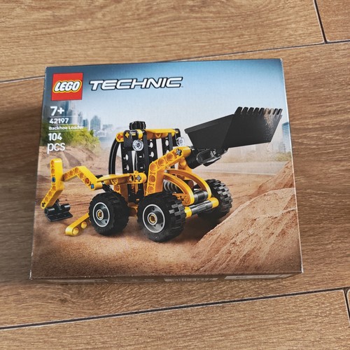 Lego technic backhoe loader - lego,