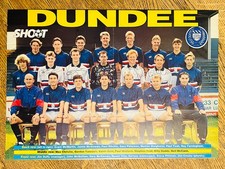 Hand Signed A4 Picture - Dundee FC 1992/93 season - 18 signatures